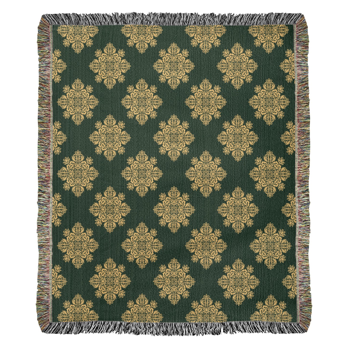 Damask Pattern 026 - 50" x 60" Heirloom Woven Blanket