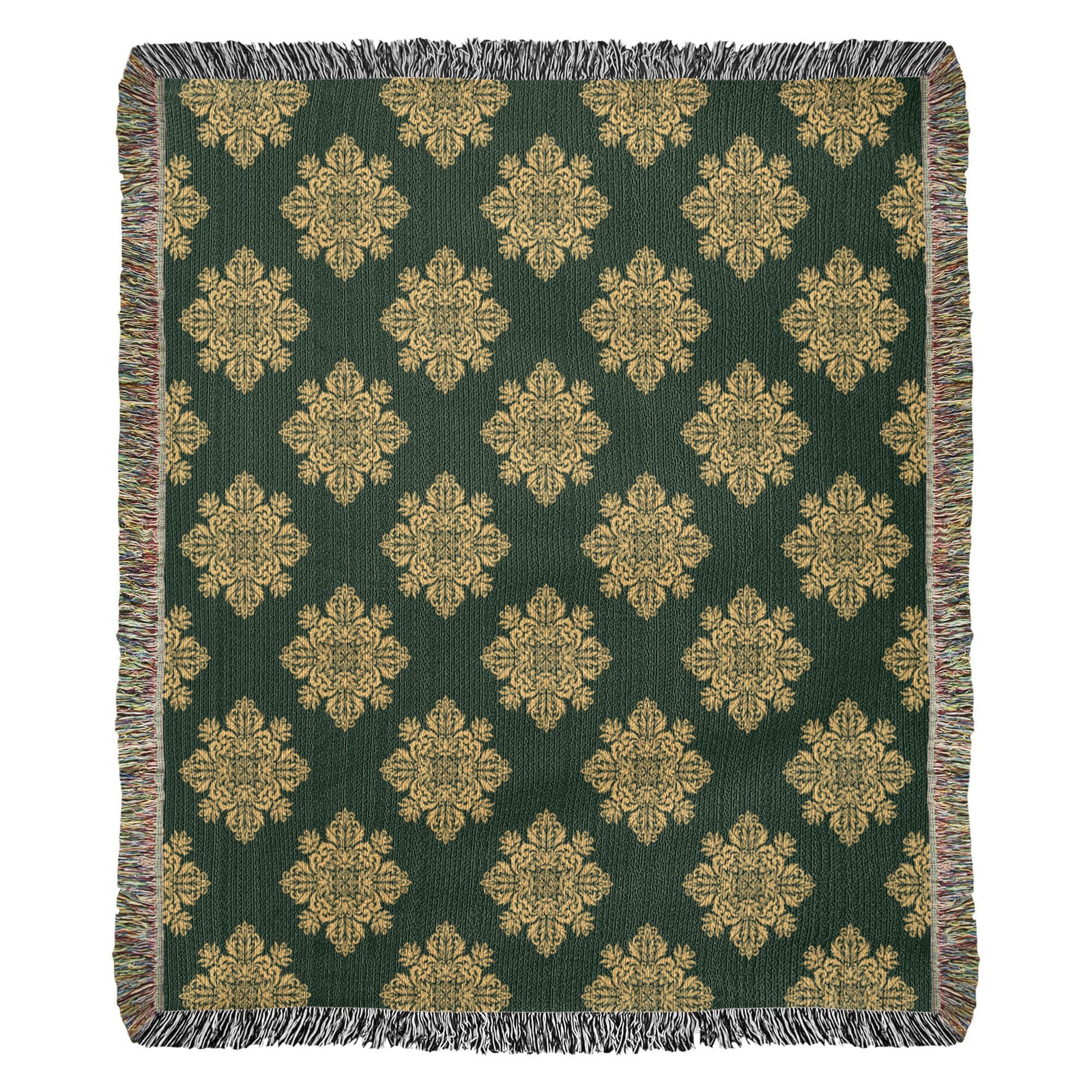 Damask Pattern 026 - 50" x 60" Heirloom Woven Blanket