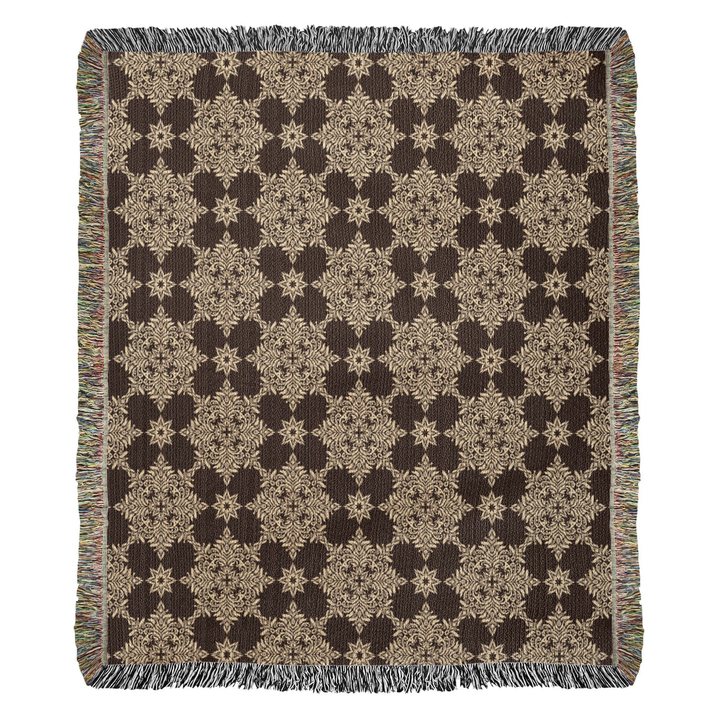 Damask Pattern 015 - 50" x 60" Heirloom Woven Blanket