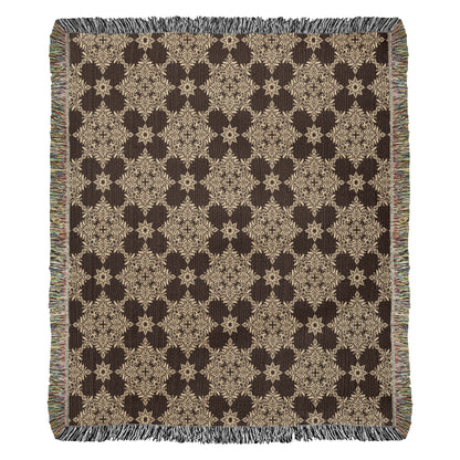 Damask Pattern 015 - 50" x 60" Heirloom Woven Blanket