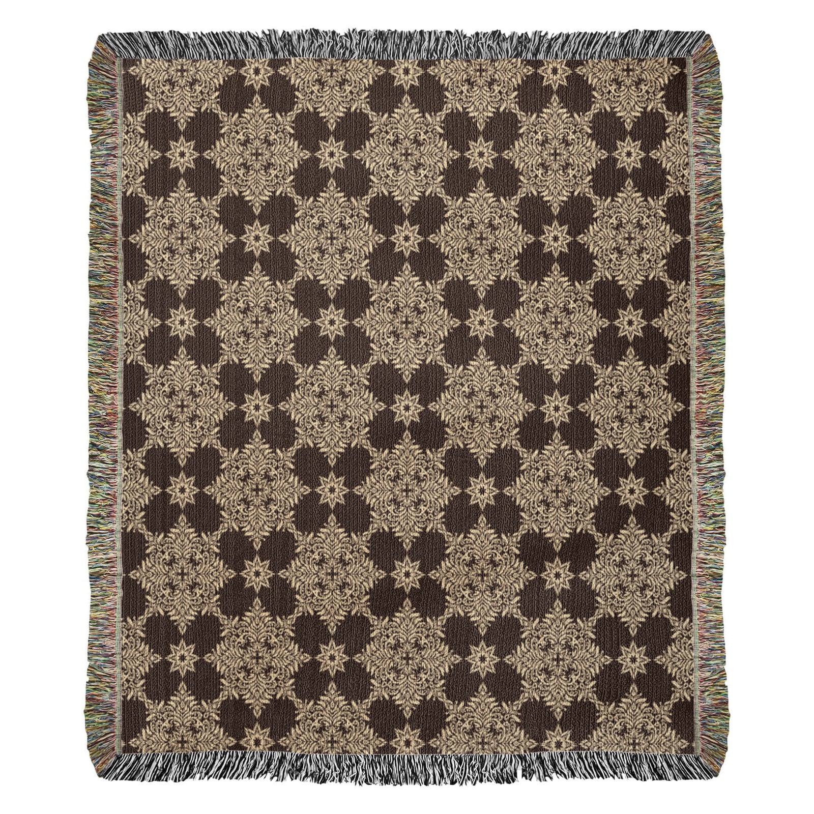 Damask Pattern 015 - 50" x 60" Heirloom Woven Blanket