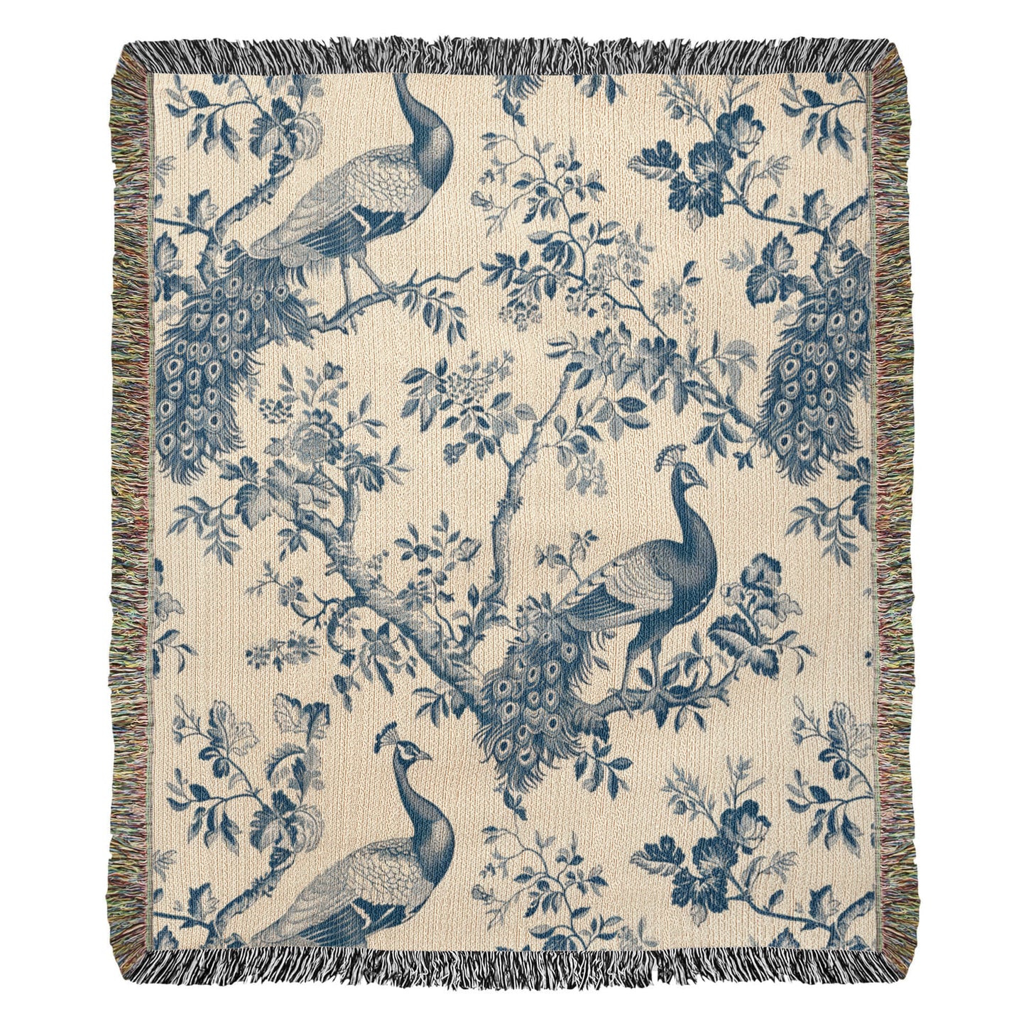 Chinese Ornament Pattern 004 - 50" x 60" Heirloom Woven Blanket