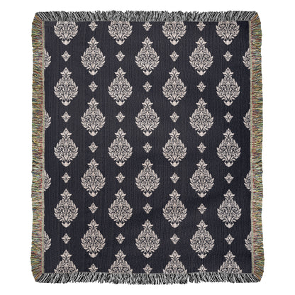 Damask Pattern 033 - 50" x 60" Heirloom Woven Blanket