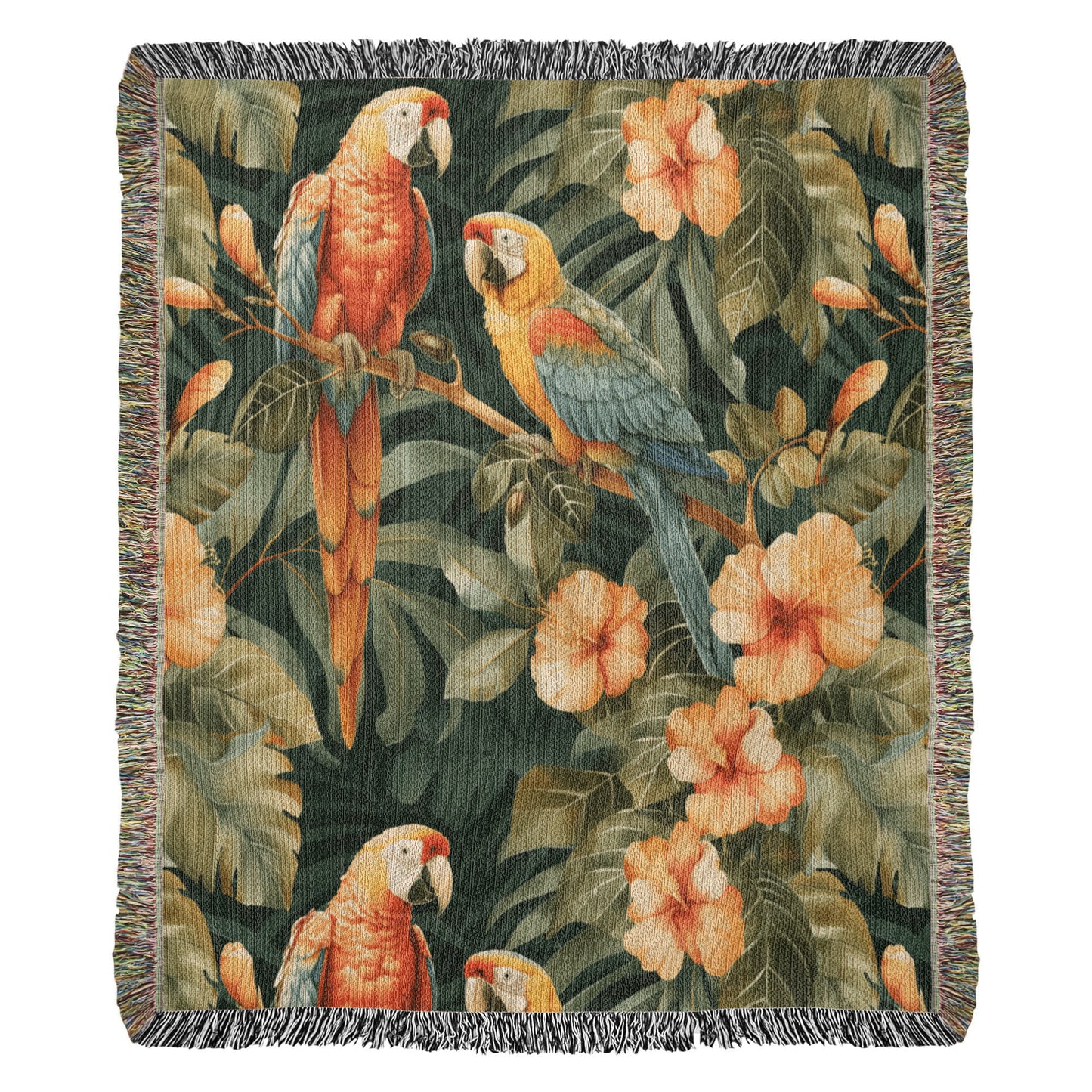 Chinoiserie Pattern 030 - 50" x 60" Heirloom Woven Blanket