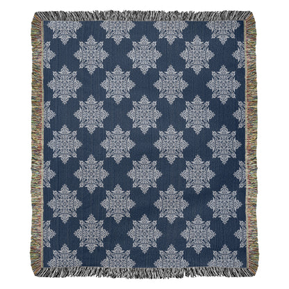Damask Pattern 022 - 50" x 60" Heirloom Woven Blanket