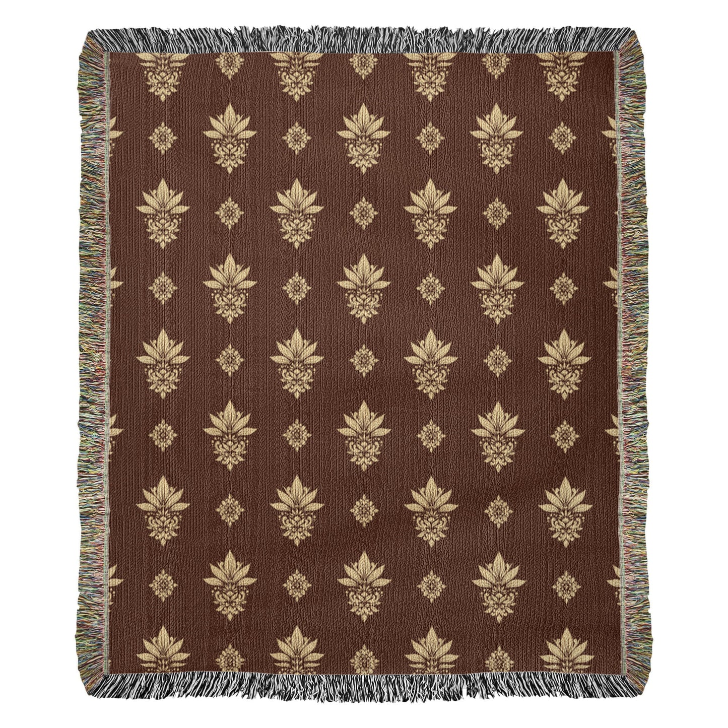Damask Pattern 002 - 50" x 60" Heirloom Woven Blanket