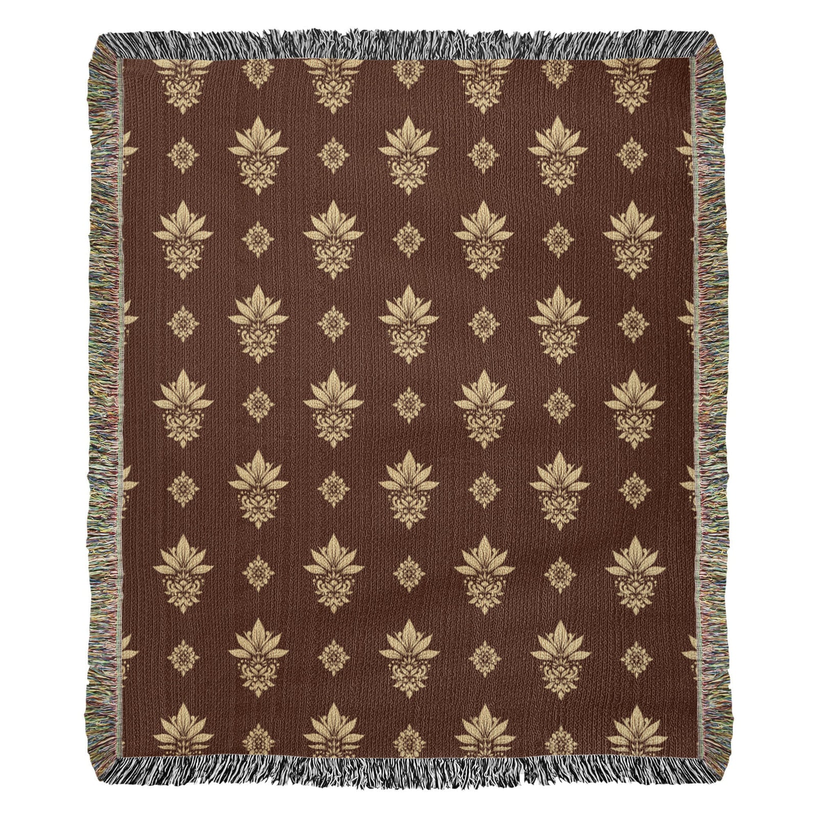 Damask Pattern 002 - 50" x 60" Heirloom Woven Blanket