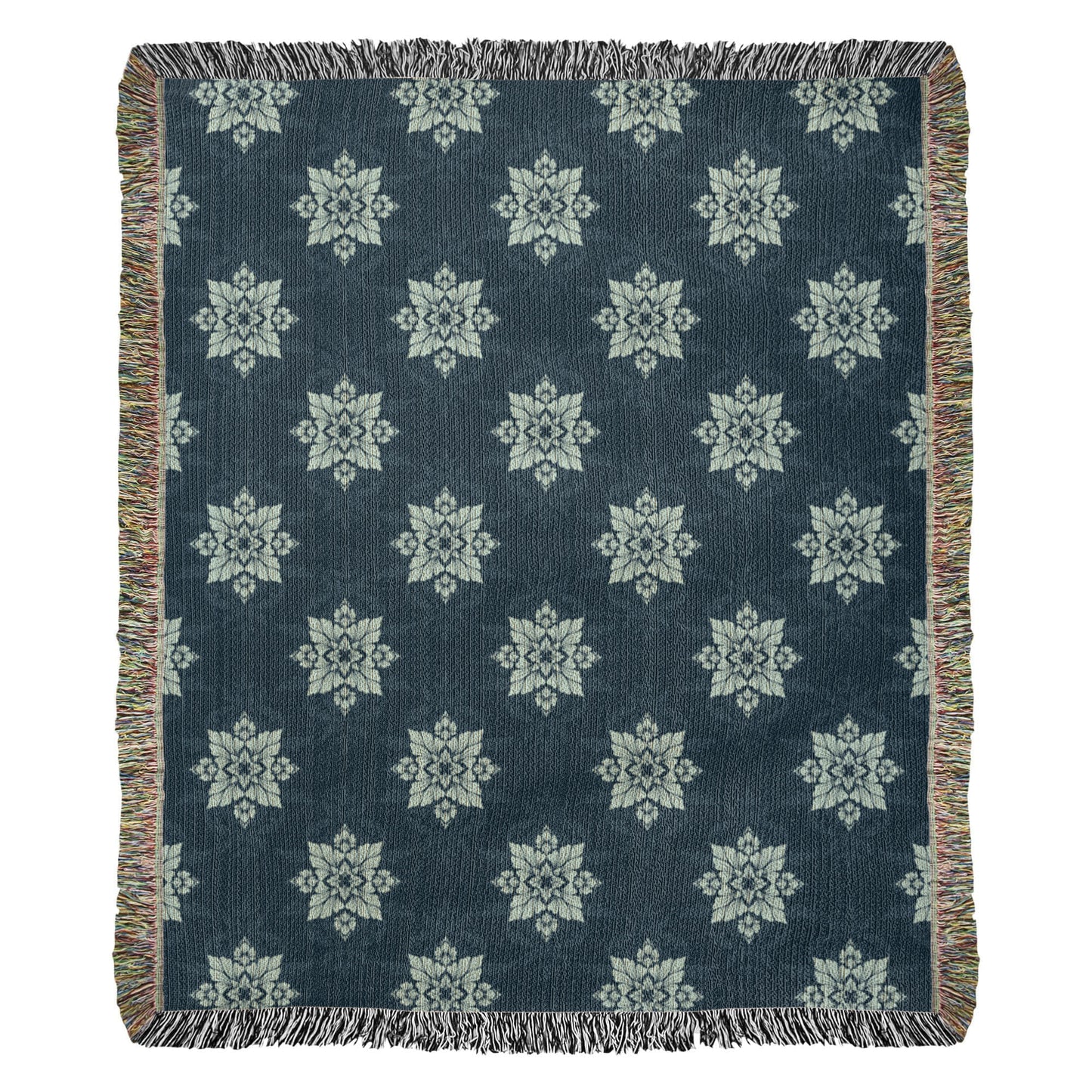 Damask Pattern 024 - 50" x 60" Heirloom Woven Blanket
