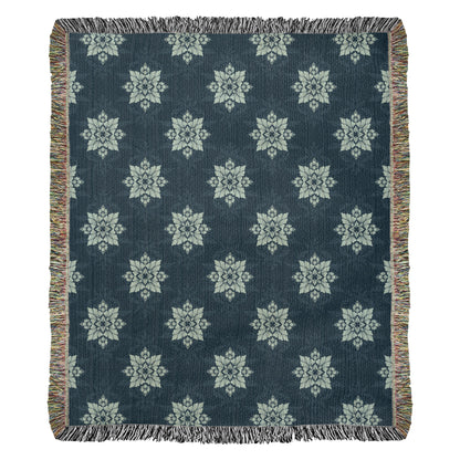 Damask Pattern 024 - 50" x 60" Heirloom Woven Blanket