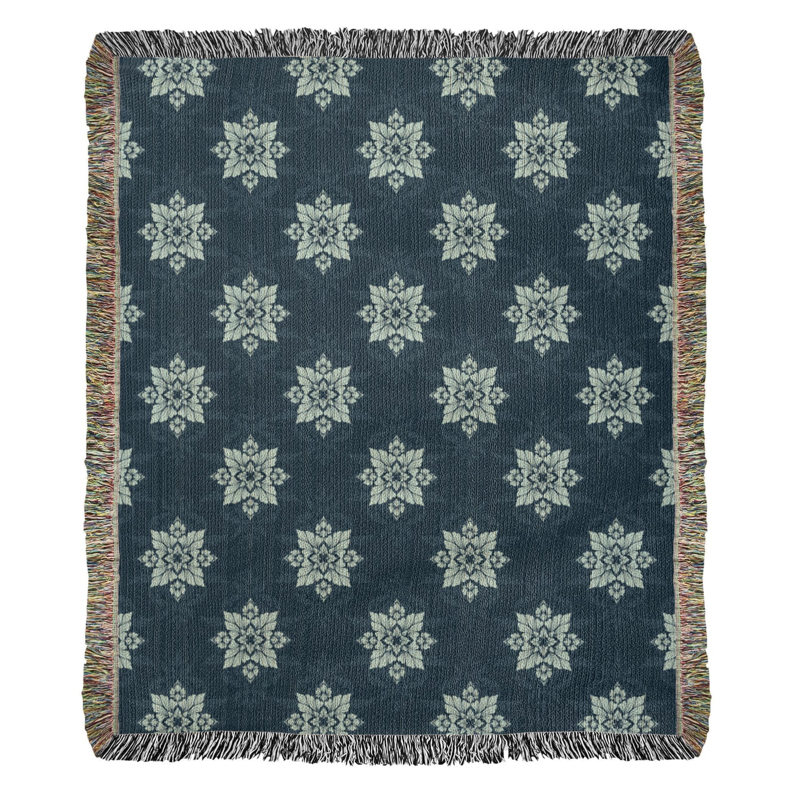 Damask Pattern 024 - 50" x 60" Heirloom Woven Blanket