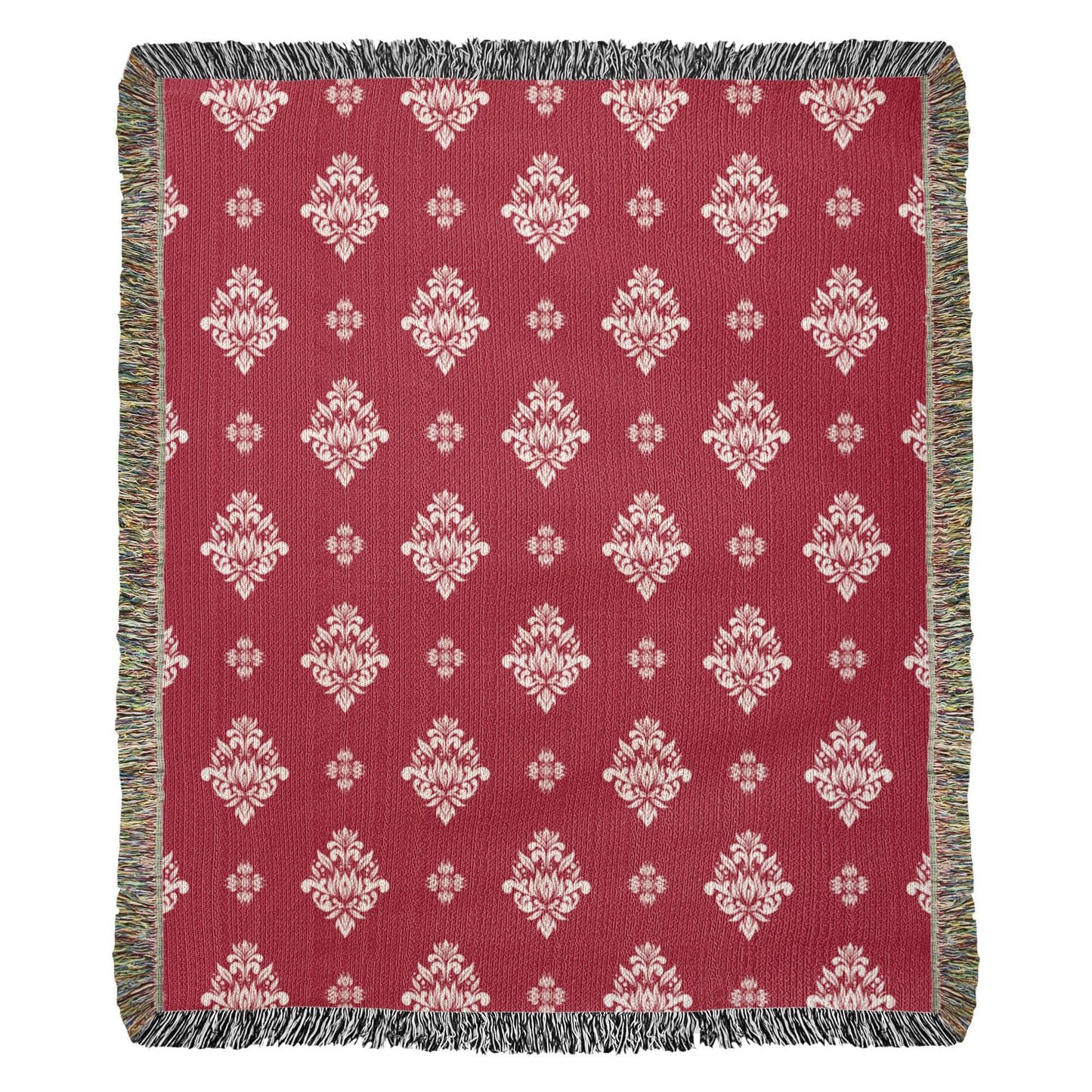 Damask Pattern 004 - 50" x 60" Heirloom Woven Blanket