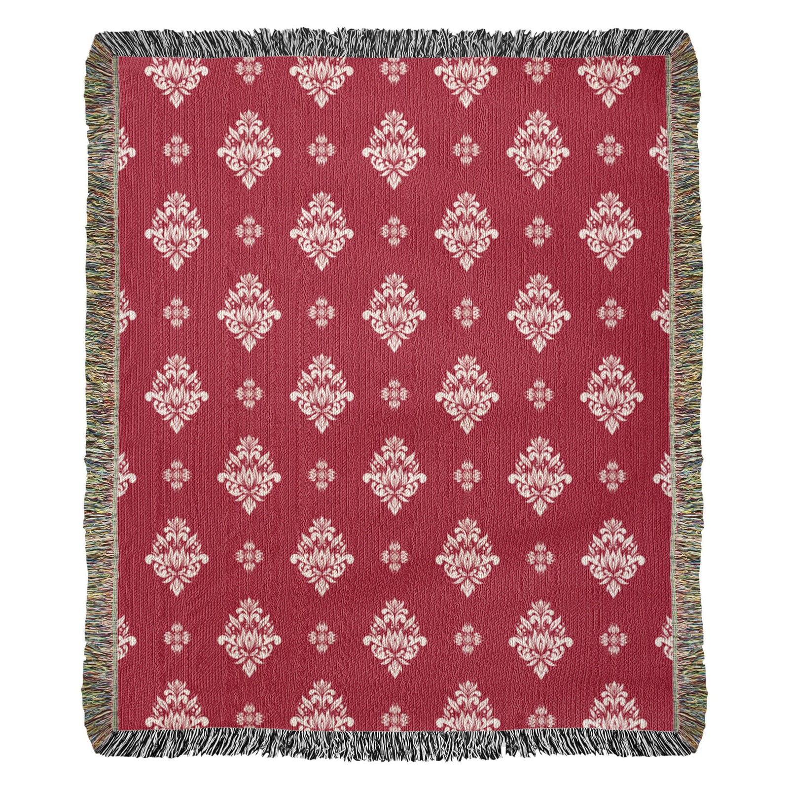 Damask Pattern 004 - 50" x 60" Heirloom Woven Blanket