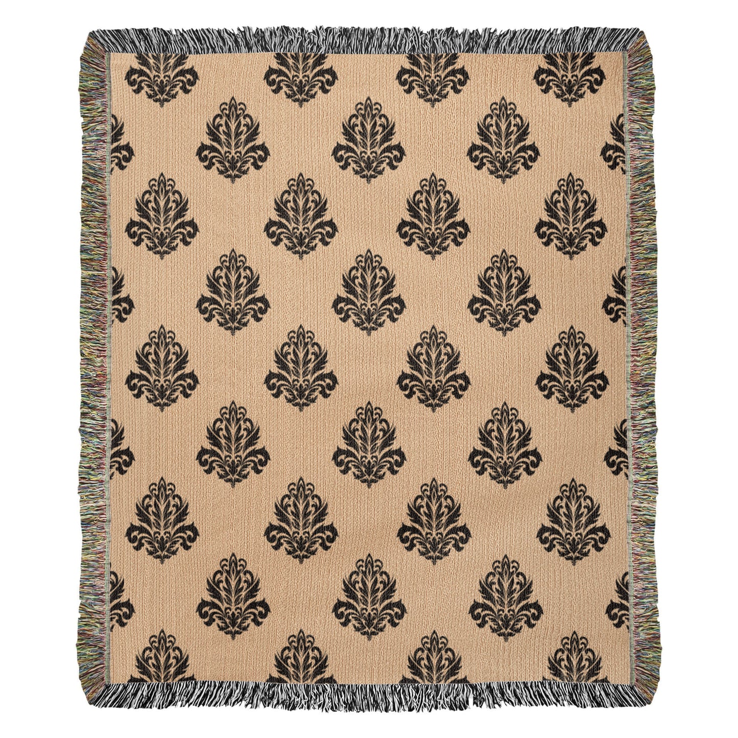 Damask Pattern 028 - 50" x 60" Heirloom Woven Blanket