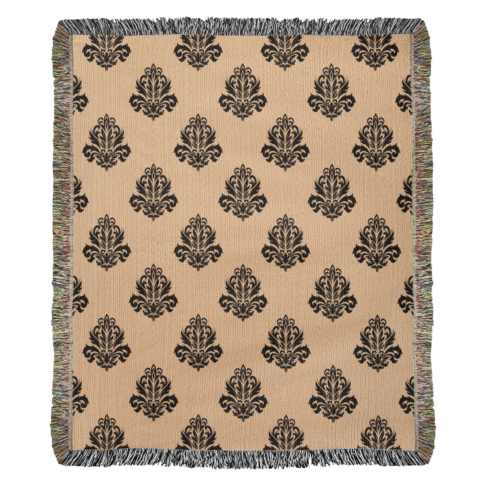 Damask Pattern 028 - 50" x 60" Heirloom Woven Blanket