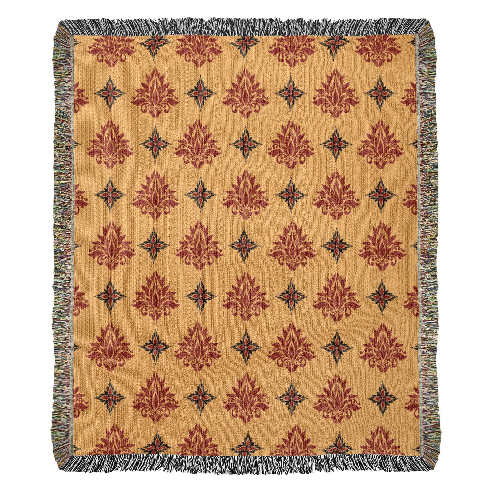 Damask Pattern 009 - 50" x 60" Heirloom Woven Blanket