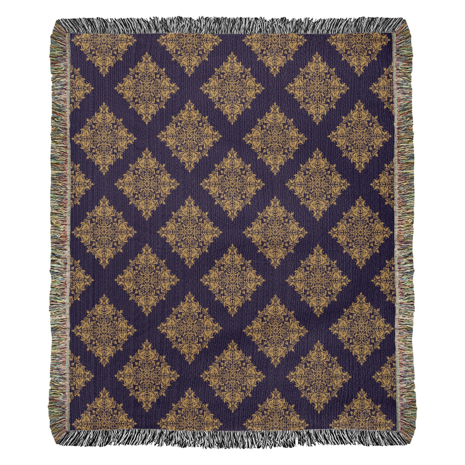 Damask Pattern 016 - 50" x 60" Heirloom Woven Blanket
