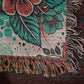 Oversized Floral Pattern 005 - 50" x 60" Heirloom Woven Blanket