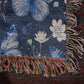 Butterflies And Flowers Pattern 014 - 50" x 60" Heirloom Woven Blanket
