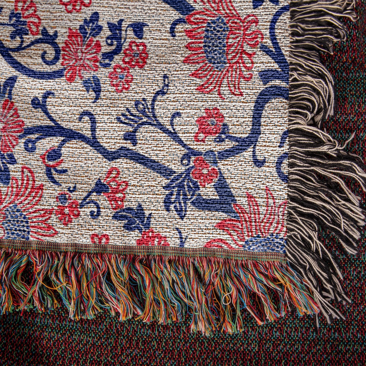 Chinoiserie Pattern 022 - 50" x 60" Heirloom Woven Blanket