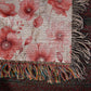 Spring Flowers Pattern 002 - 50" x 60" Heirloom Woven Blanket