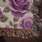 Spring Flowers Pattern 013 - 50" x 60" Heirloom Woven Blanket