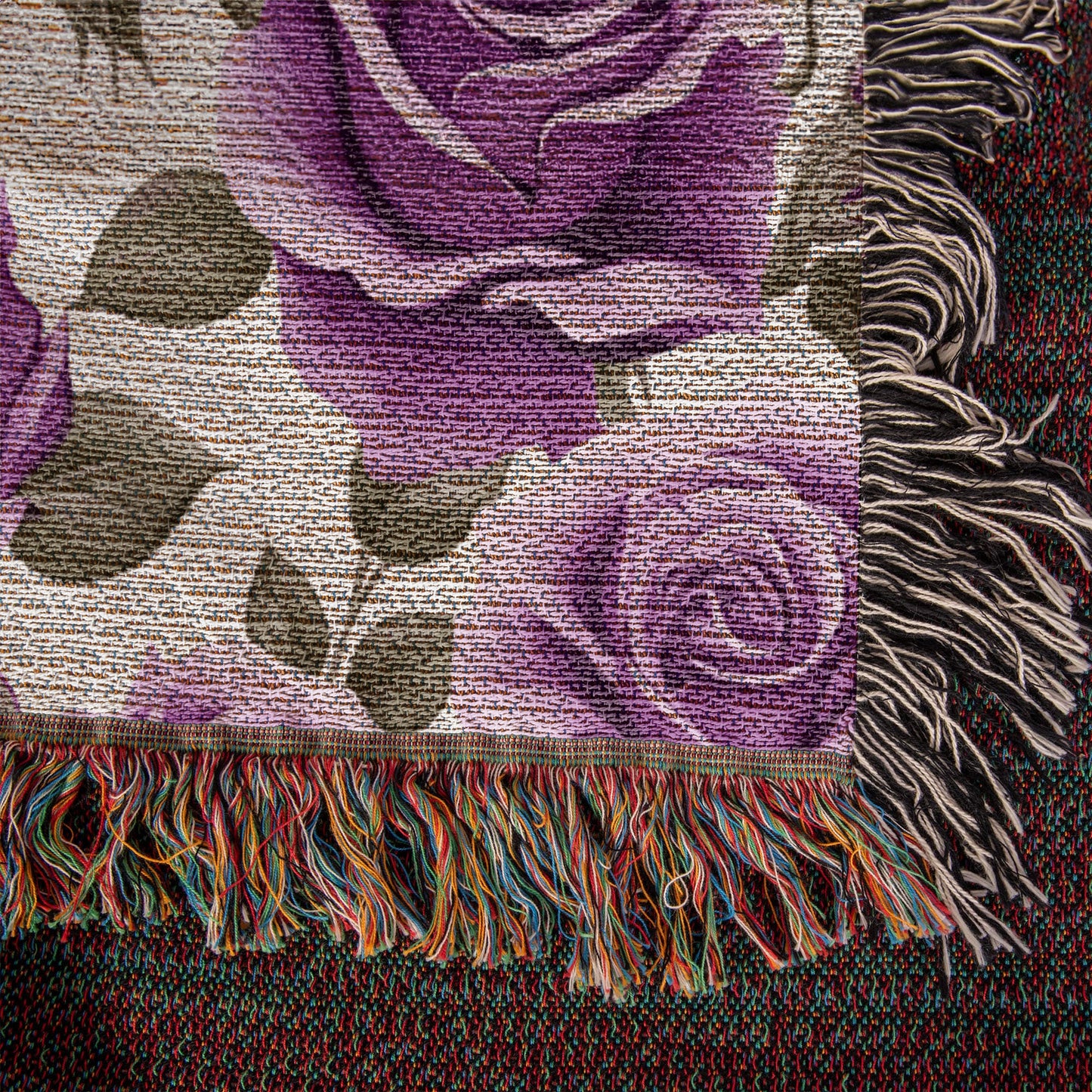 Spring Flowers Pattern 013 - 50" x 60" Heirloom Woven Blanket