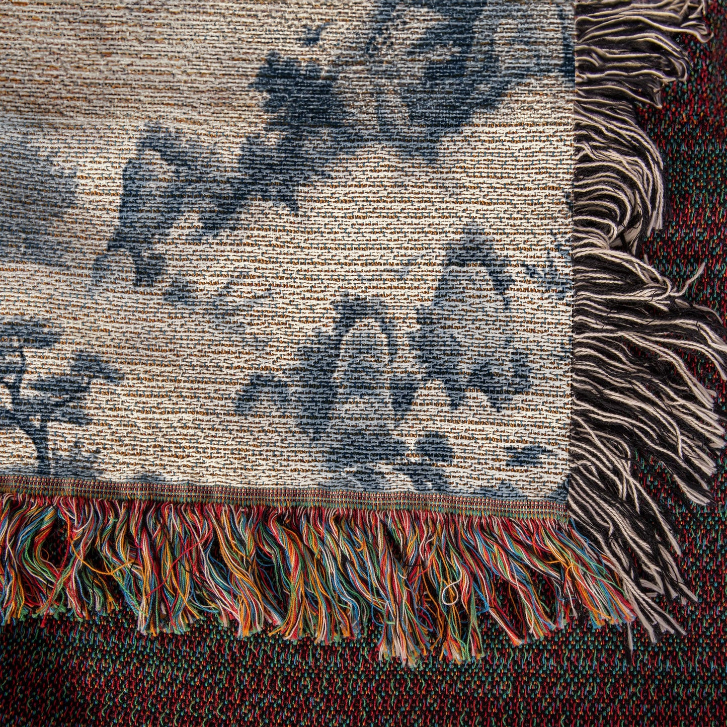 Chinese Ornament Pattern 007 - 50" x 60" Heirloom Woven Blanket