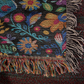 Mexican Floral Fiesta Pattern 053 - 50" x 60" Heirloom Woven Blanket