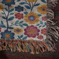 Mexican Floral Fiesta Pattern 002 - 50" x 60" Heirloom Woven Blanket