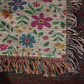 Mexican Floral Fiesta Pattern 005 - 50" x 60" Heirloom Woven Blanket