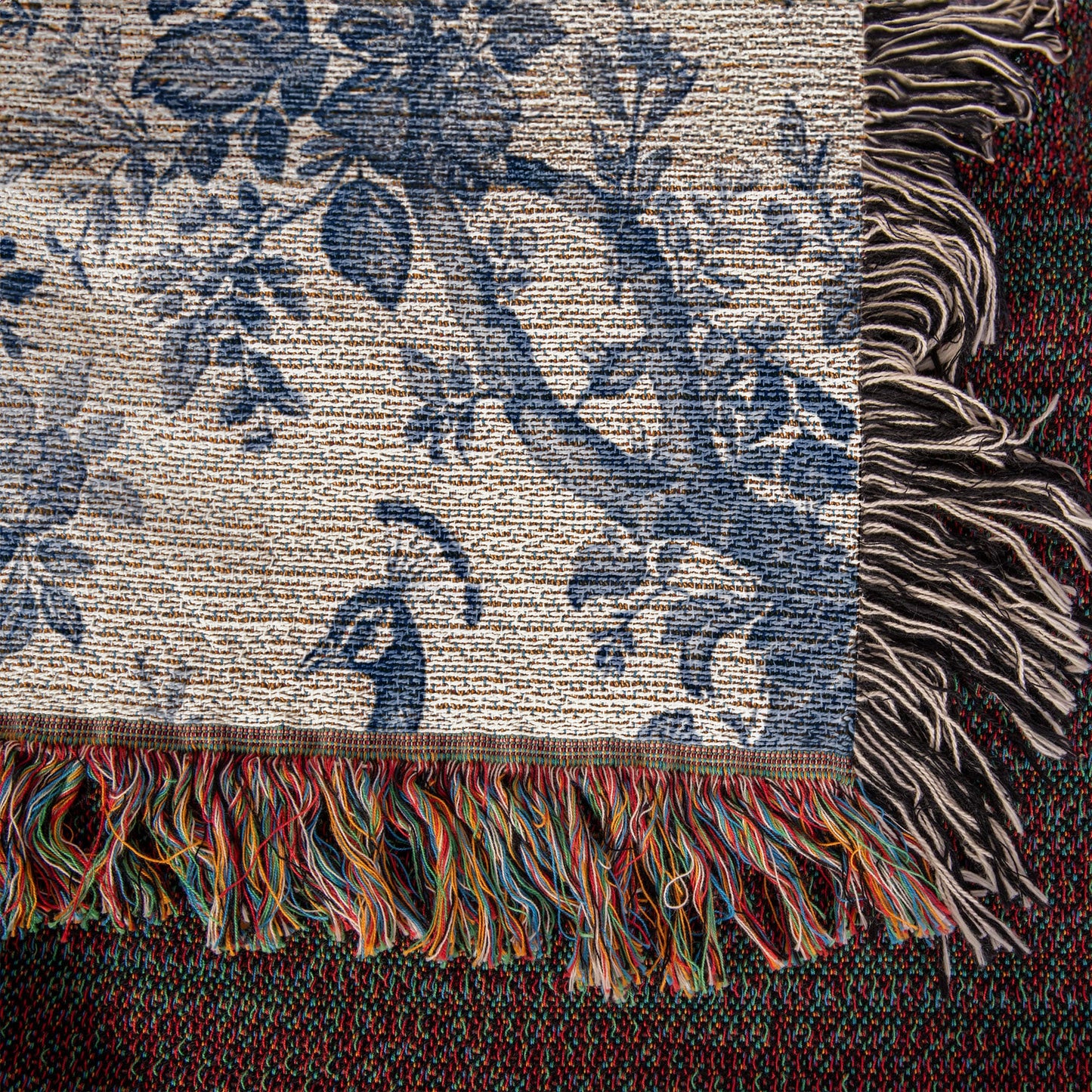 Chinese Ornament Pattern 003 - 50" x 60" Heirloom Woven Blanket