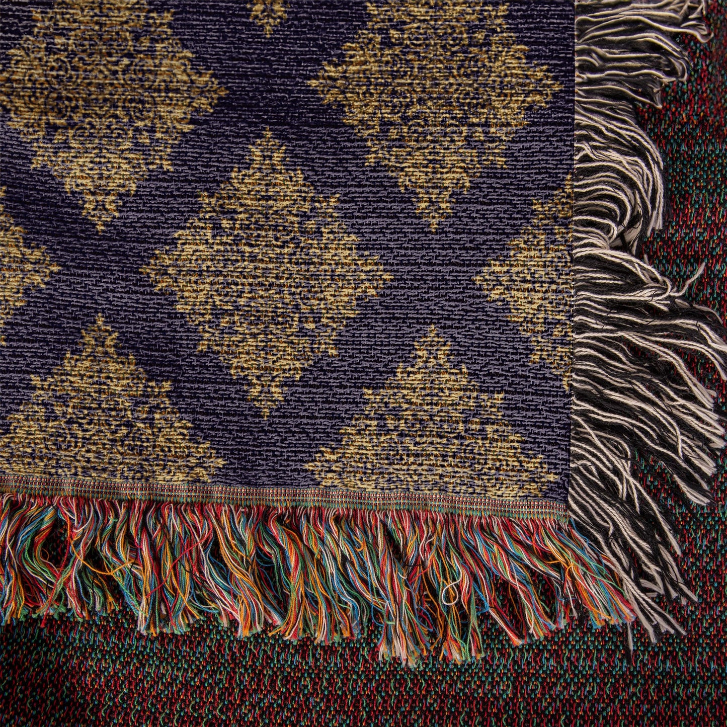 Damask Pattern 016 - 50" x 60" Heirloom Woven Blanket