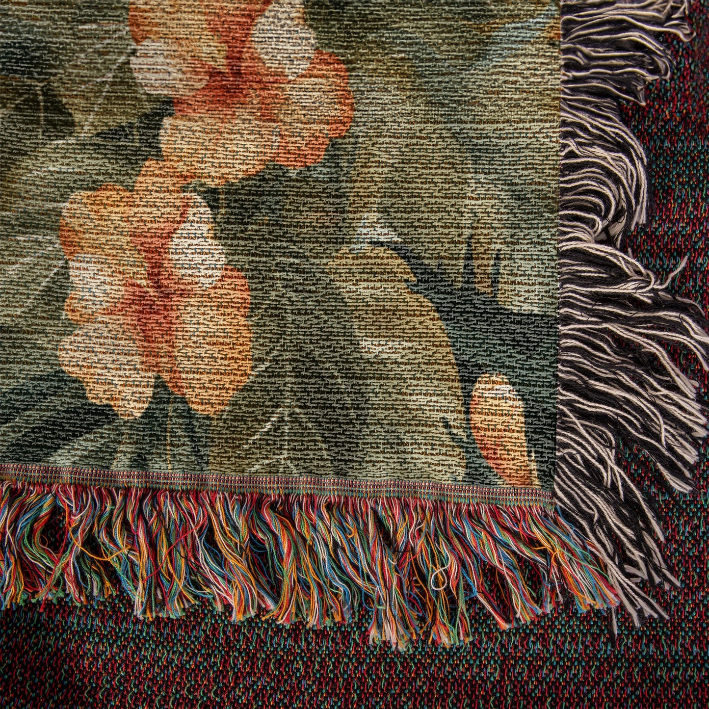 Chinoiserie Pattern 030 - 50" x 60" Heirloom Woven Blanket