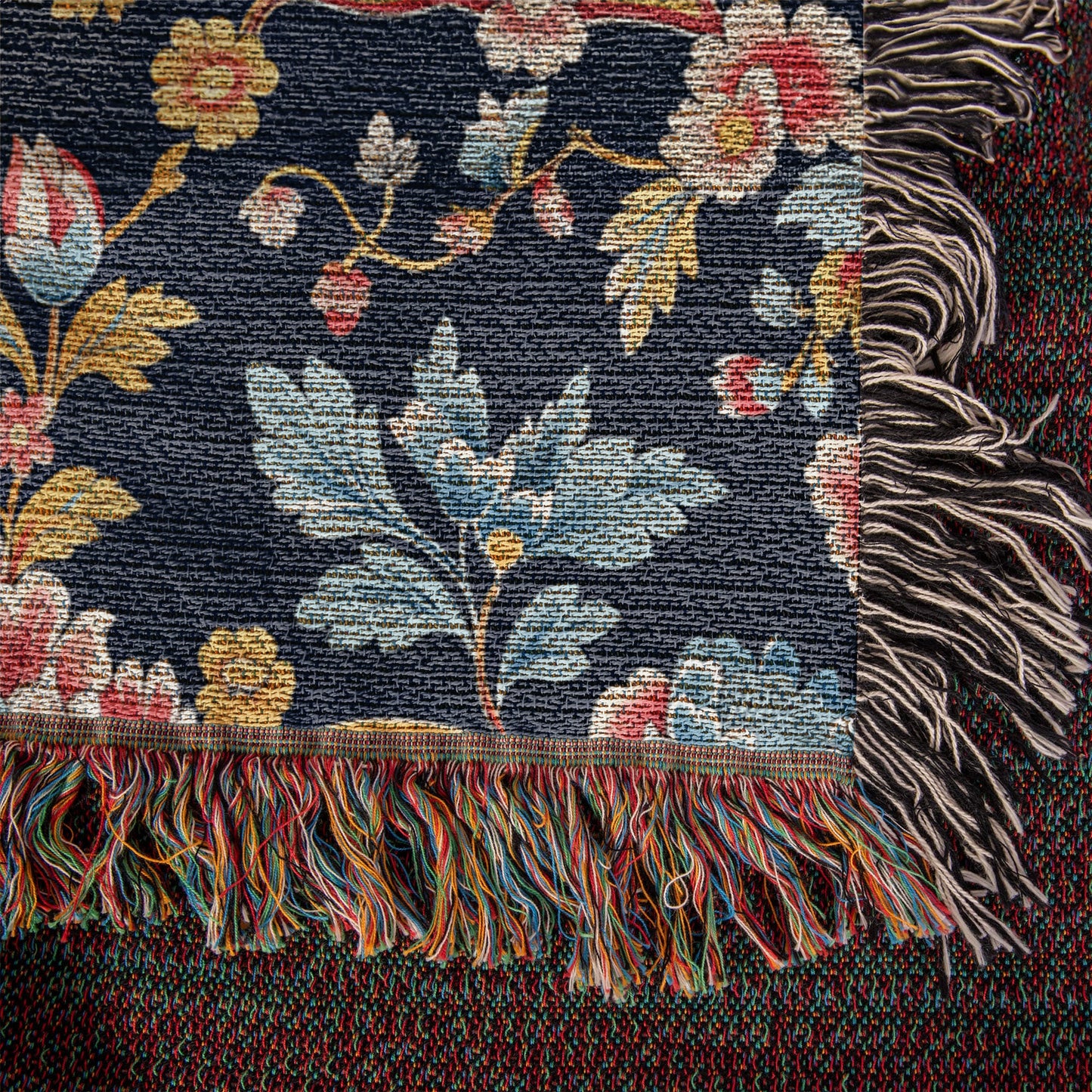 Chinoiserie Pattern 015 - 50" x 60" Heirloom Woven Blanket