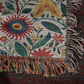 Mexican Floral Fiesta Pattern 023 - 50" x 60" Heirloom Woven Blanket