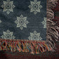 Damask Pattern 024 - 50" x 60" Heirloom Woven Blanket