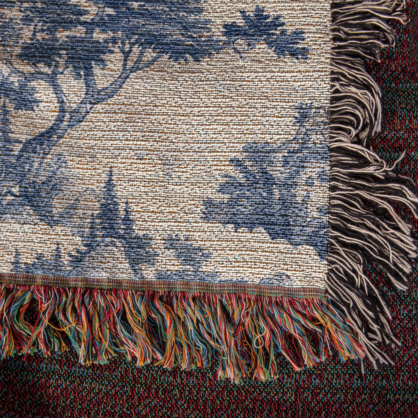 Chinese Ornament Pattern 001 - 50" x 60" Heirloom Woven Blanket