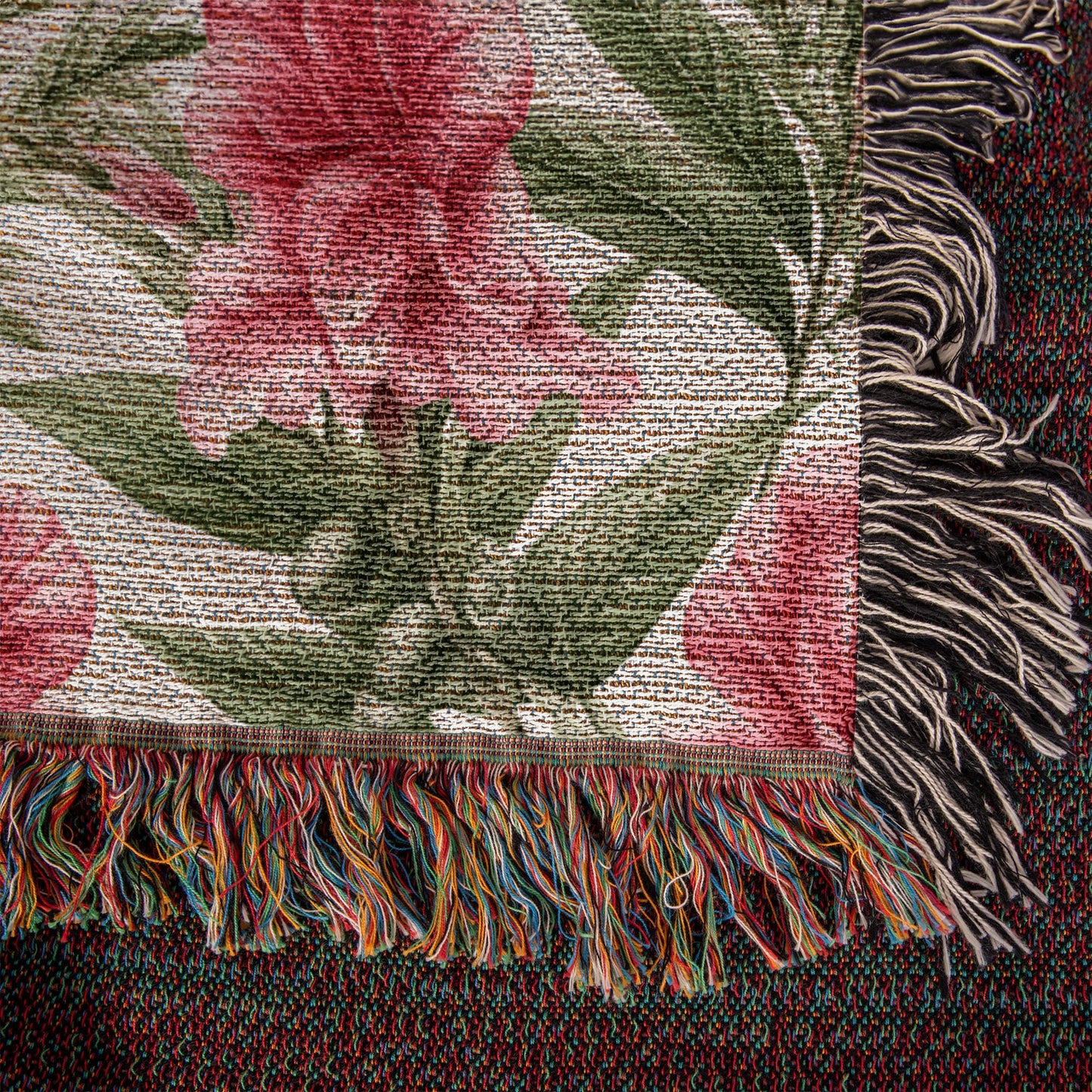 Spring Flowers Pattern 011 - 50" x 60" Heirloom Woven Blanket