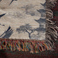 Chinese Ornament Pattern 006 - 50" x 60" Heirloom Woven Blanket