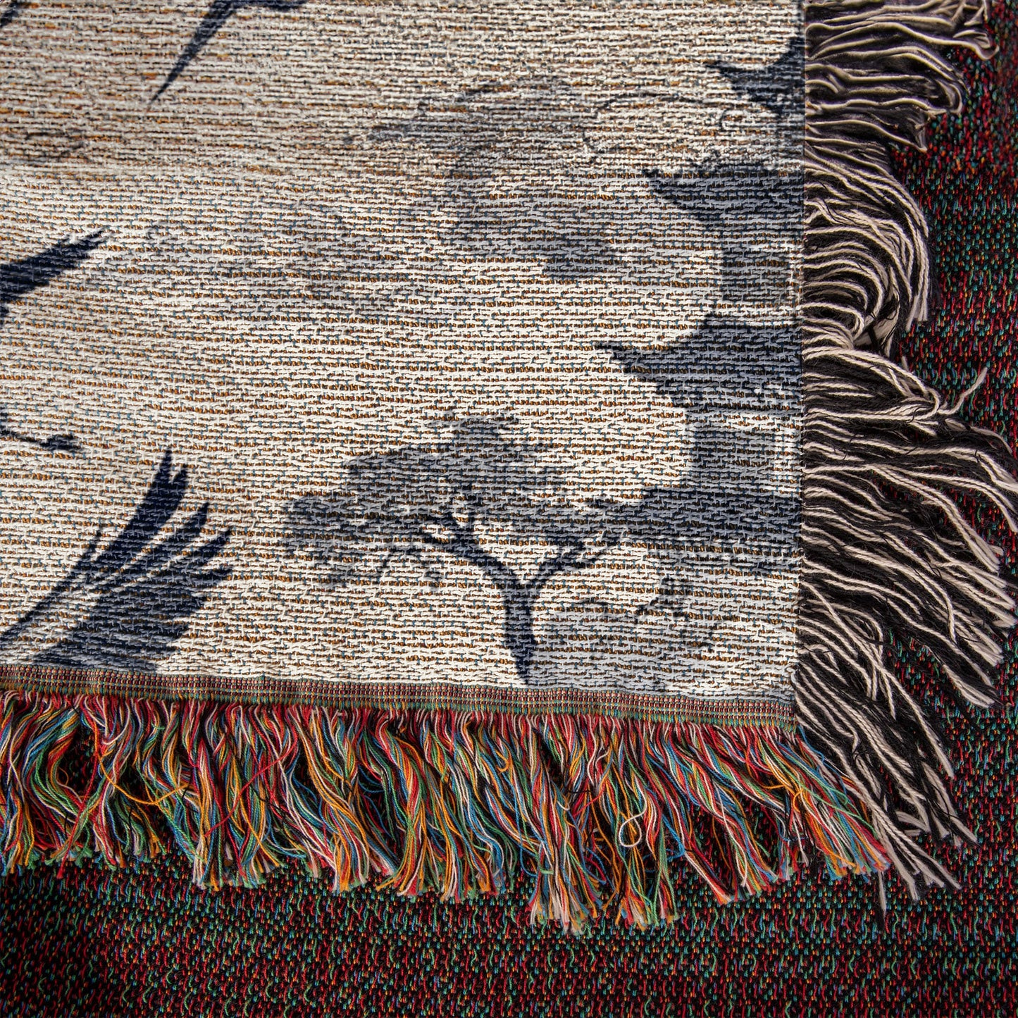 Chinese Ornament Pattern 006 - 50" x 60" Heirloom Woven Blanket