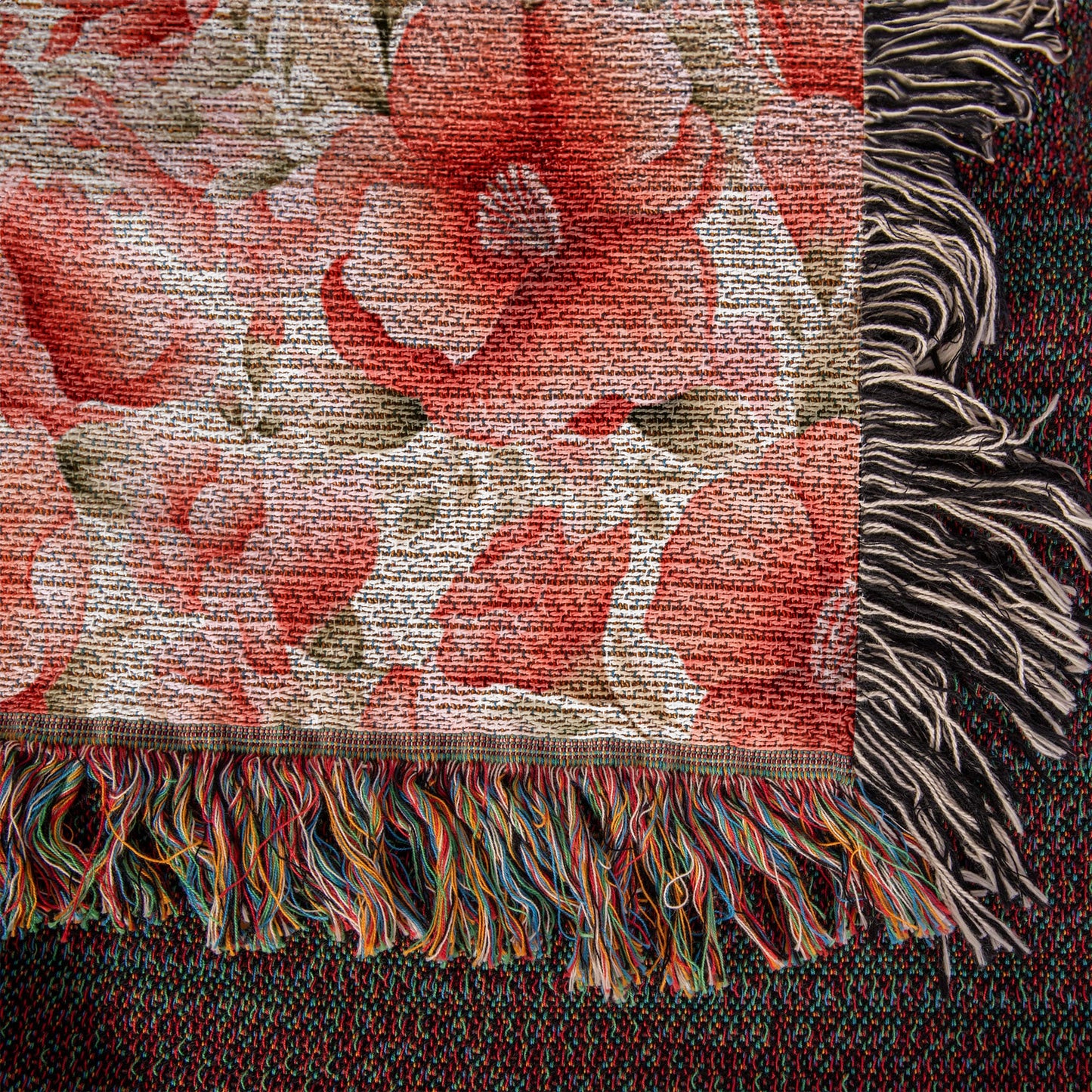 Spring Flowers Pattern 023 - 50" x 60" Heirloom Woven Blanket