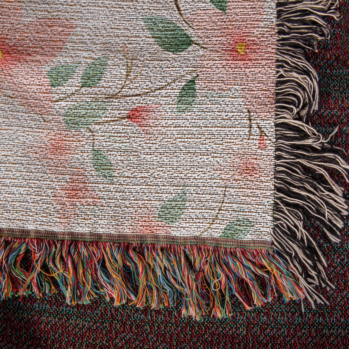 Spring Flowers Pattern 014 - 50" x 60" Heirloom Woven Blanket