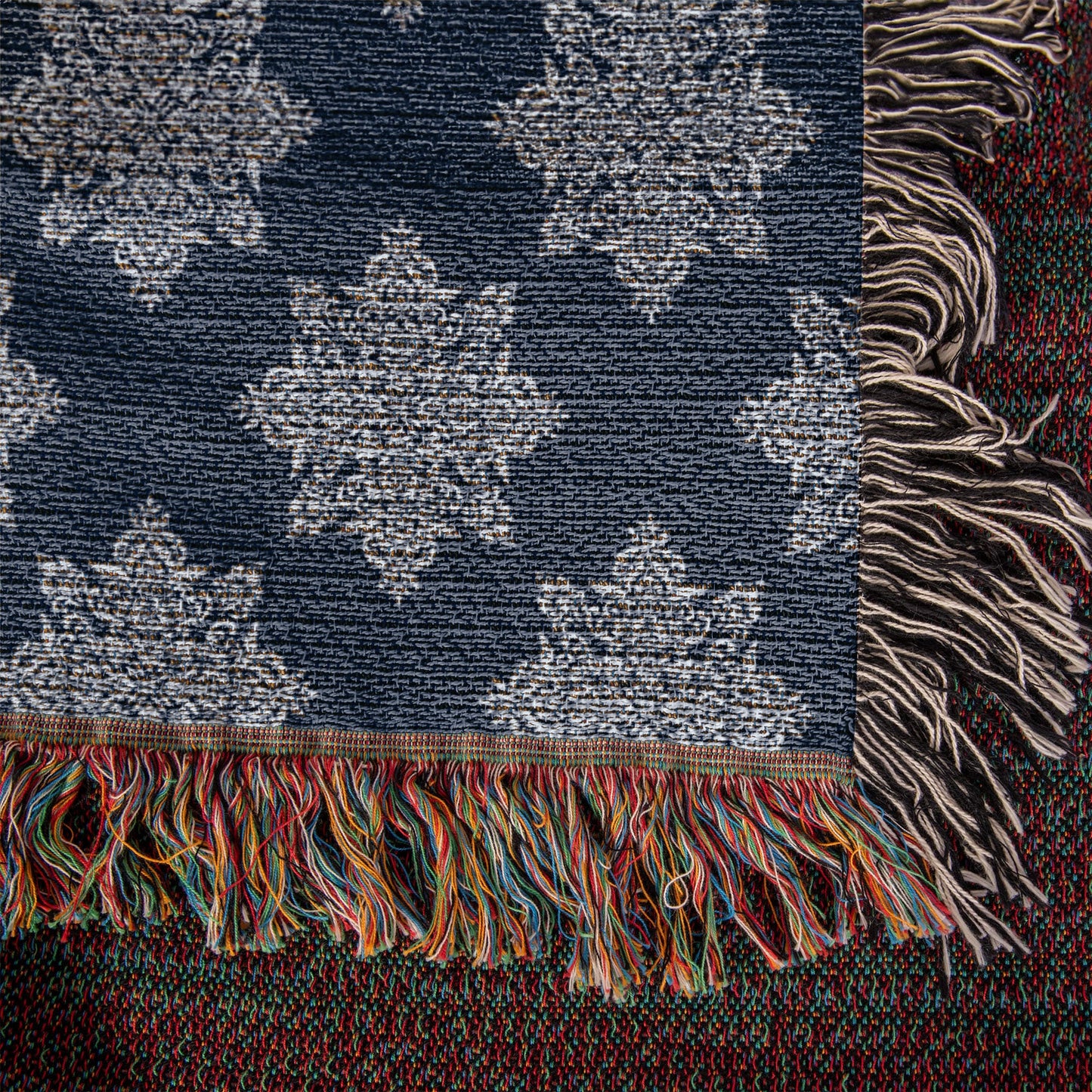 Damask Pattern 022 - 50" x 60" Heirloom Woven Blanket