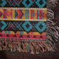 Mexican Textile Pattern 011 - 50" x 60" Heirloom Woven Blanket
