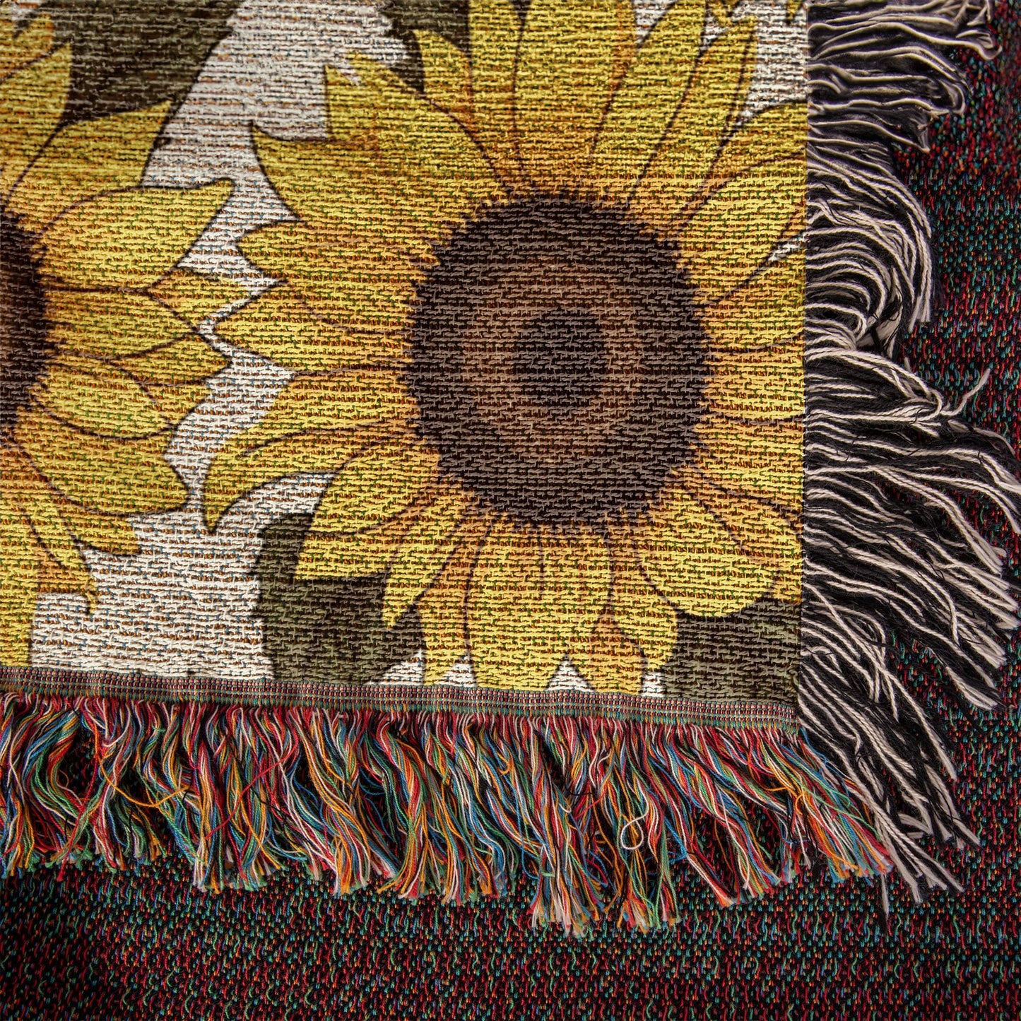 Spring Flowers Pattern 009 - 50" x 60" Heirloom Woven Blanket