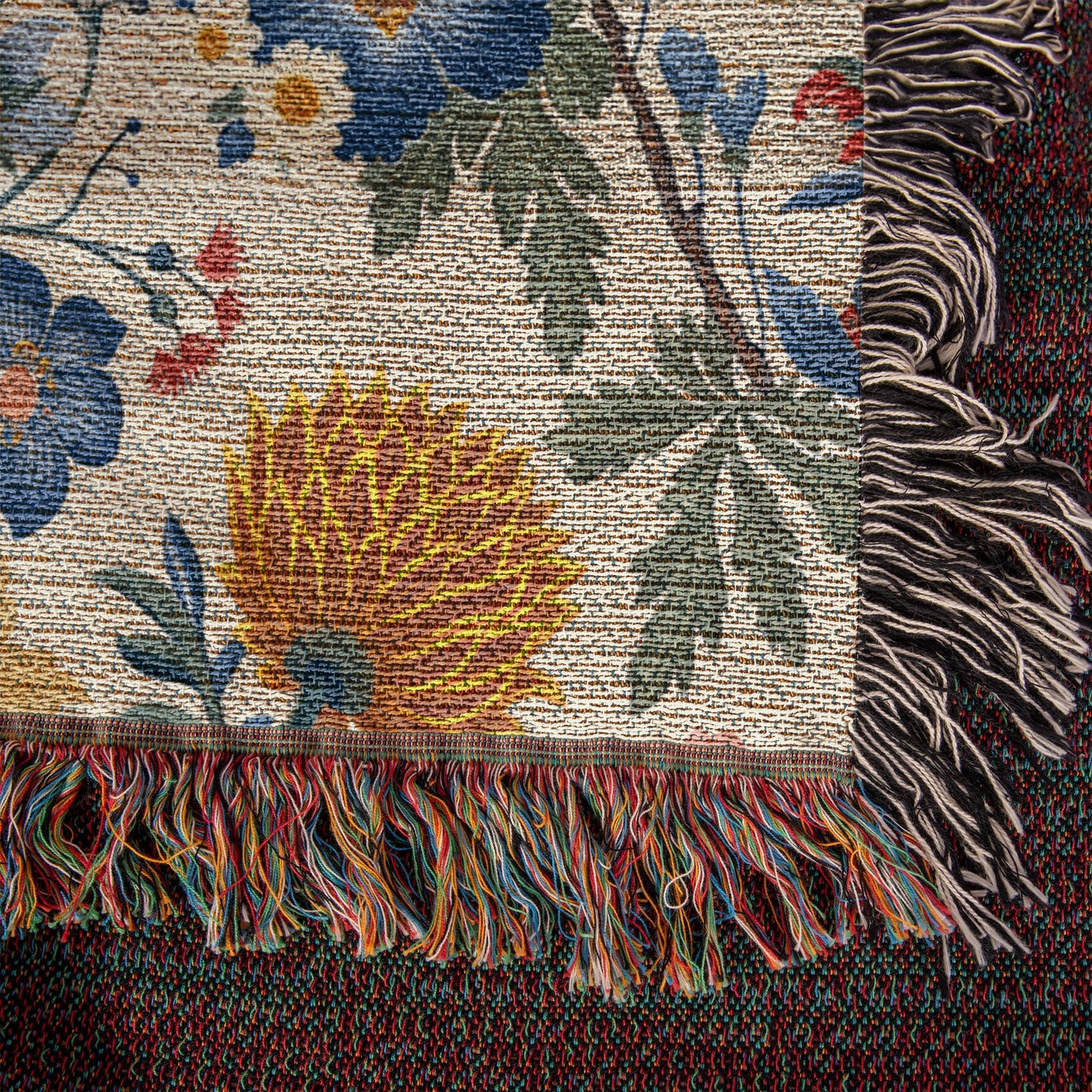Chinoiserie Pattern 024 - 50" x 60" Heirloom Woven Blanket