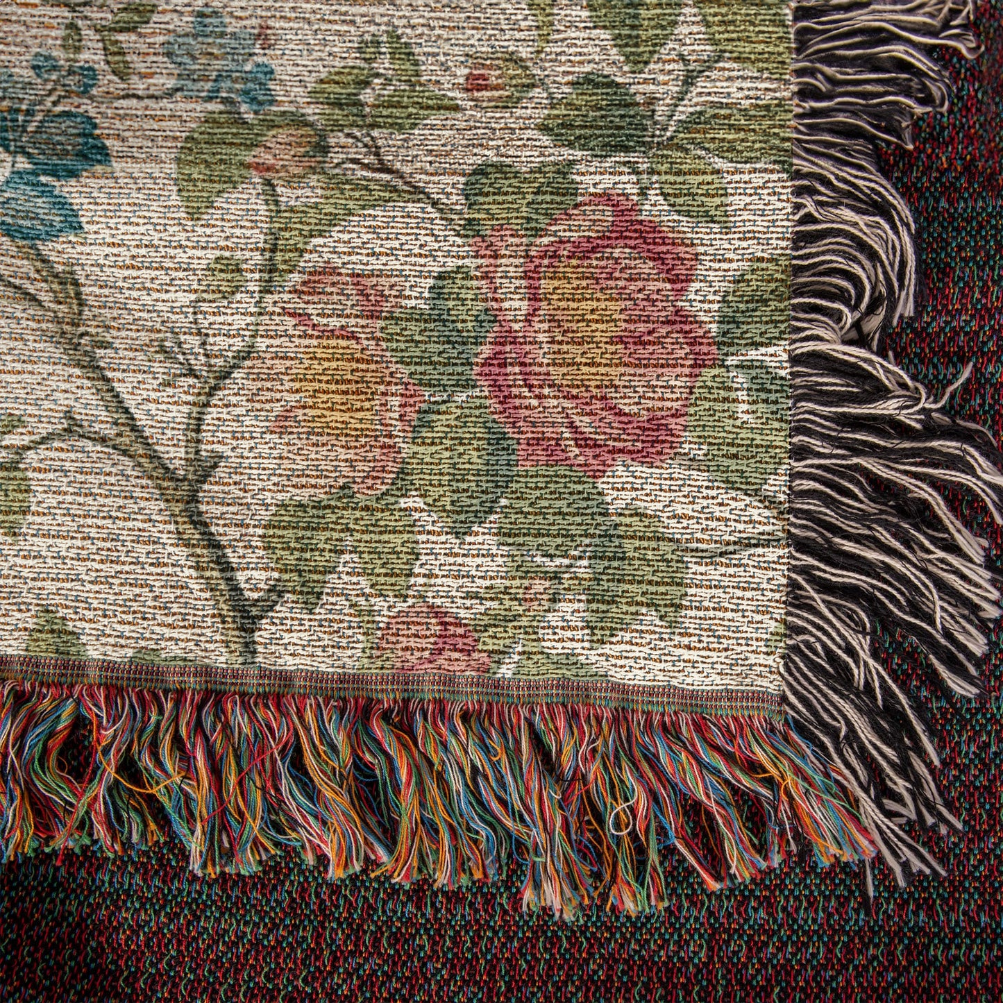 Chinoiserie Pattern 027 - 50" x 60" Heirloom Woven Blanket