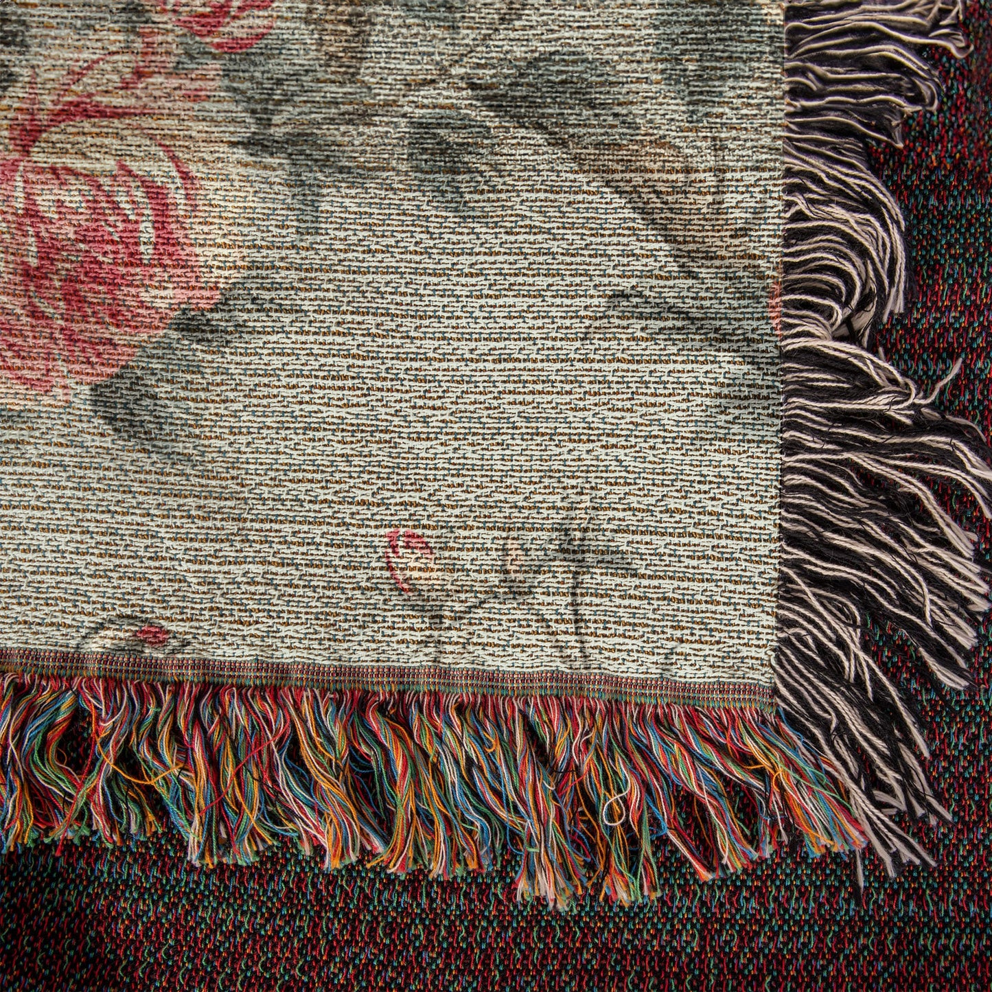 Chinoiserie Pattern 028 - 50" x 60" Heirloom Woven Blanket