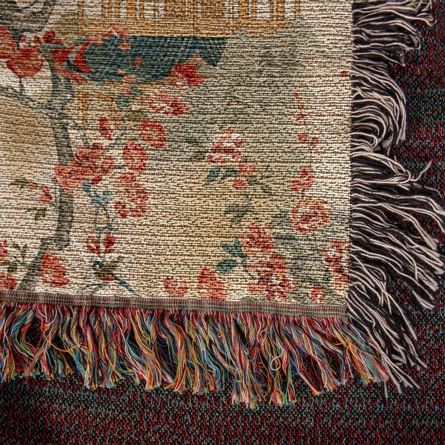Chinoiserie Pattern 001 - 50" x 60" Heirloom Woven Blanket