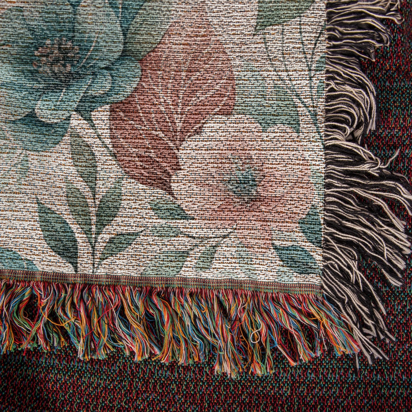 Oversized Floral Pattern 007 - 50" x 60" Heirloom Woven Blanket